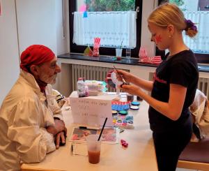 Der "Chefpirat" in der Maske