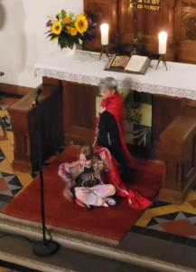 St Martin teilt seinen Mantel